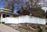 Privacy Fence with Picket Accent