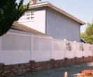 Privacy Fence with Lattice
