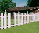 Vinyl Picket with Fenel Fence